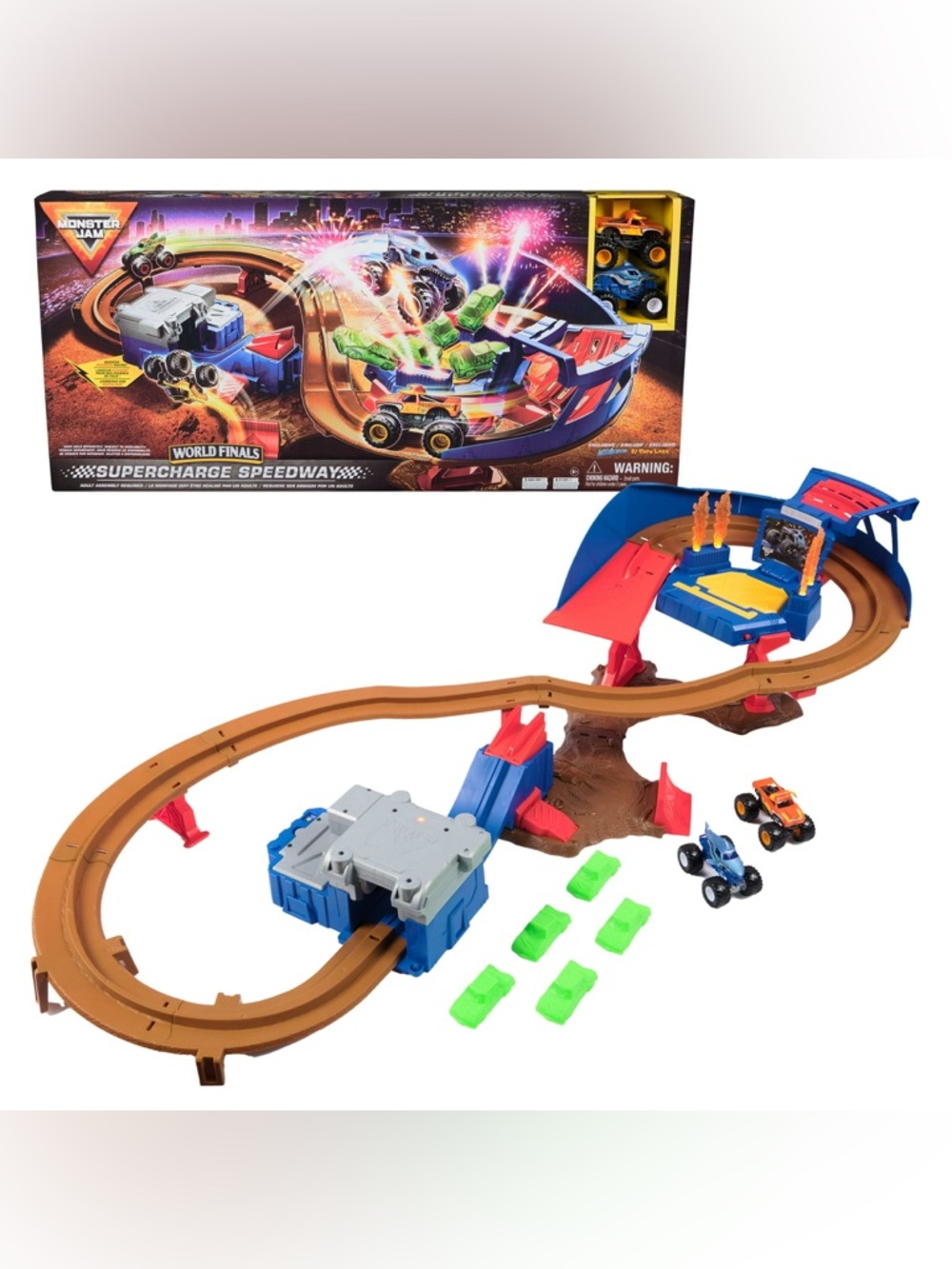 Monster Jam Supercharge speedway set